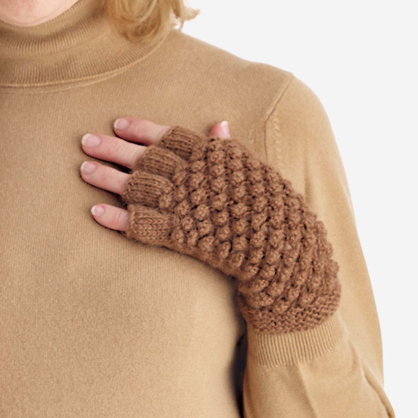 Fingerless Mittons